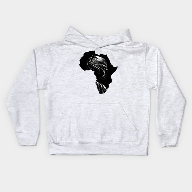 Black Panther - Africa Kids Hoodie by memestuff